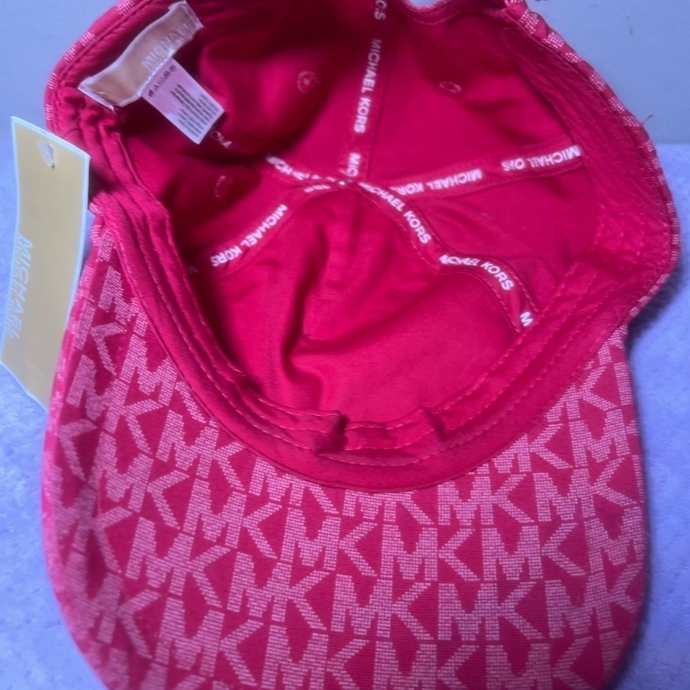 💖NWT Michael Kors Signature Logo Cap - Picture 3 of 6